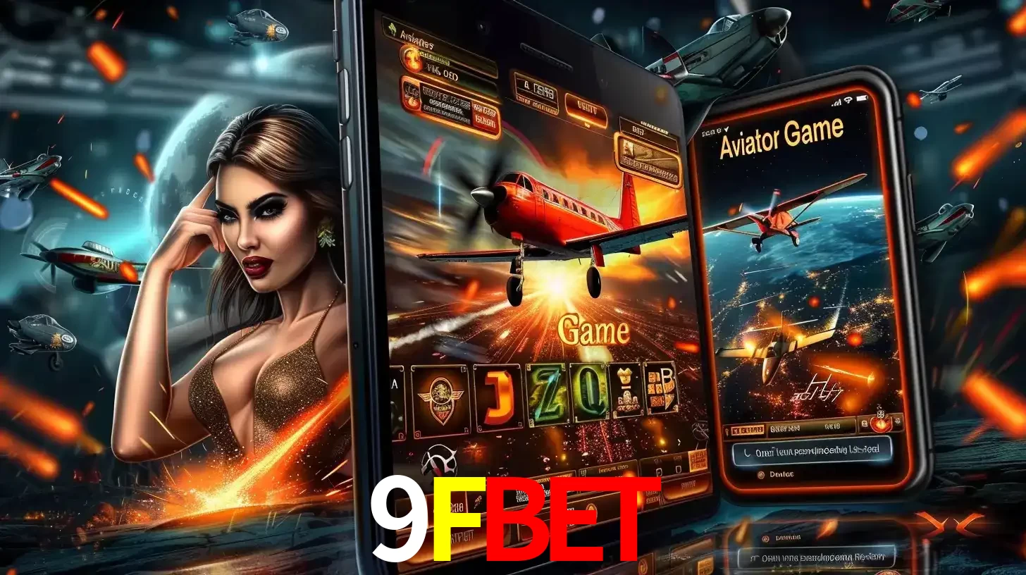 Mulher estilosa cercada por telas que exibem a jogabilidade do Aviator, capturando a intensidade e a estratégia deste popular crash game oferecido pelo 9FBET.